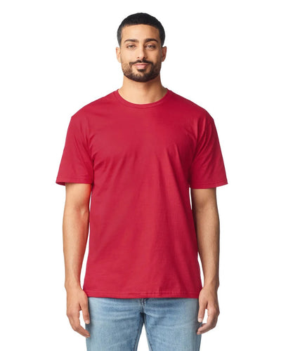 Gildan - Camiseta Básica De Manga Corta Modelo Heavy Cotton Para Hombre - 100% Algodón Gordo (Margarita) | En Línea