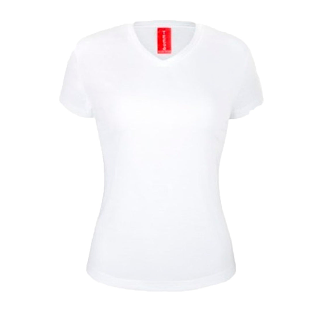 Fauca Camisetas Para Mujer Cuello V Camiseta 100% Algodón Cuello V
