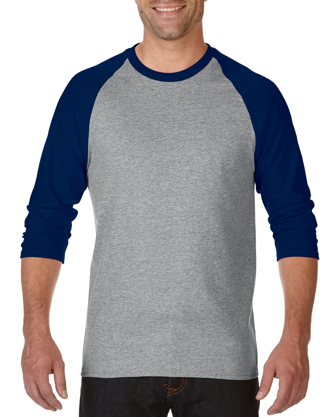 Playera Raglan Playeras Tres Cuartos Para Hombre Camiseta Raglan